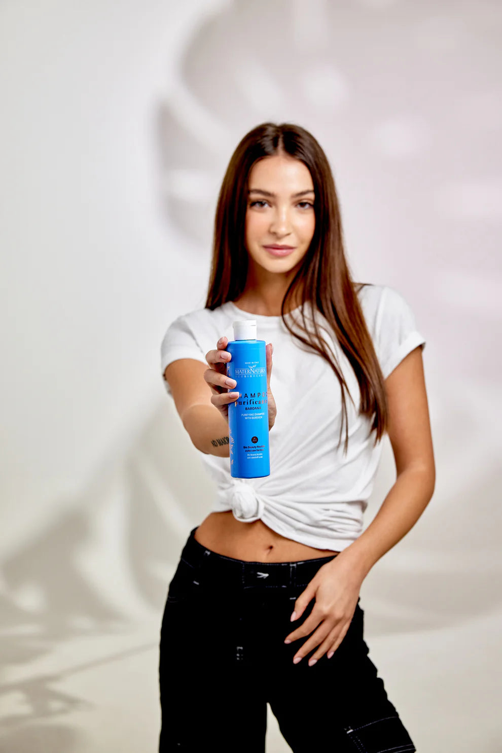 Rensende shampoo med burre