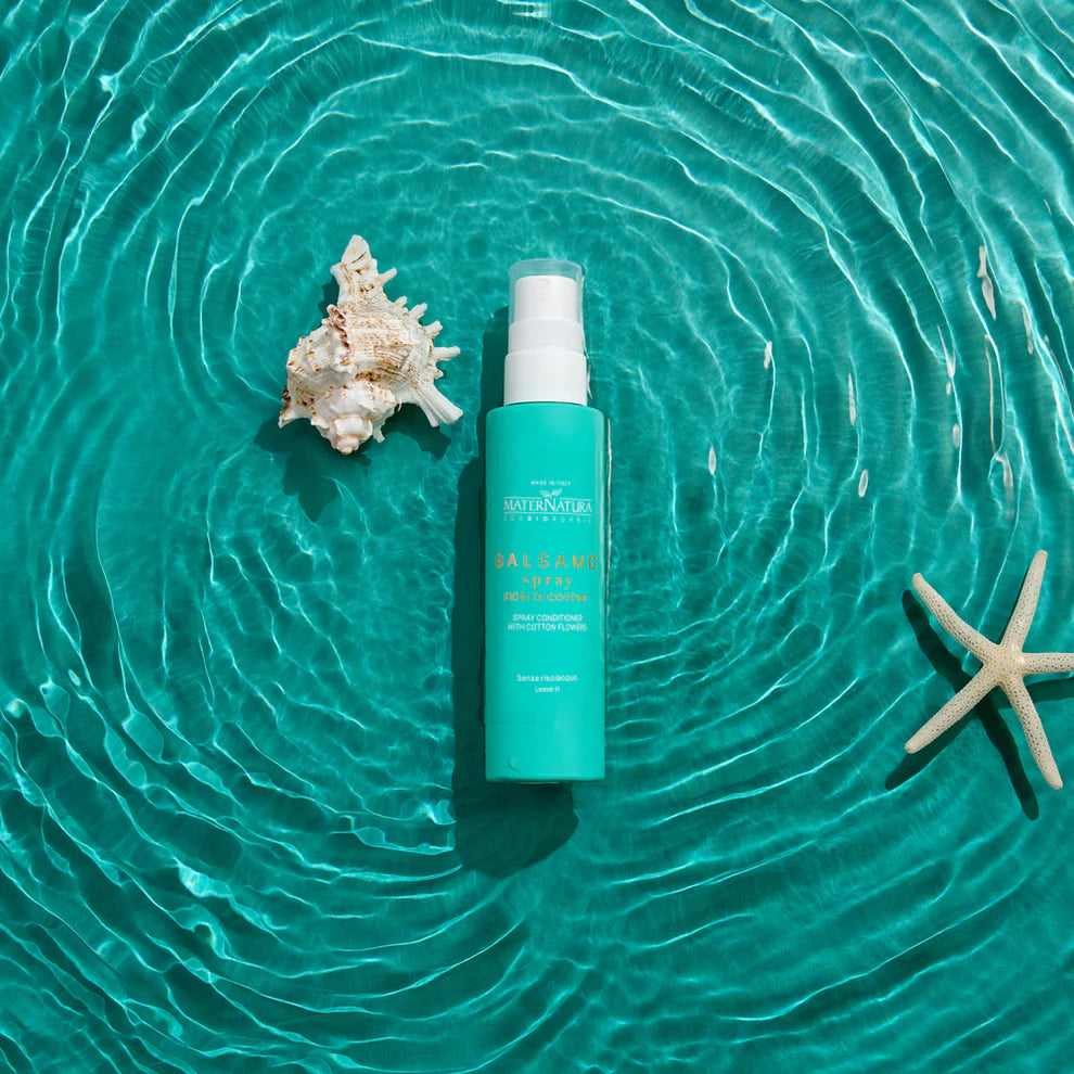 Leave-in balsam med bomuldsblomster