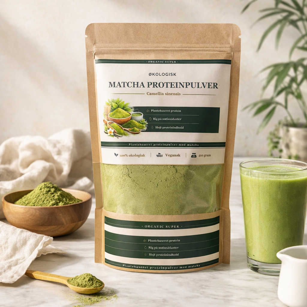 Økologisk Matcha Protein Pulver – Til den bevidste kvinde