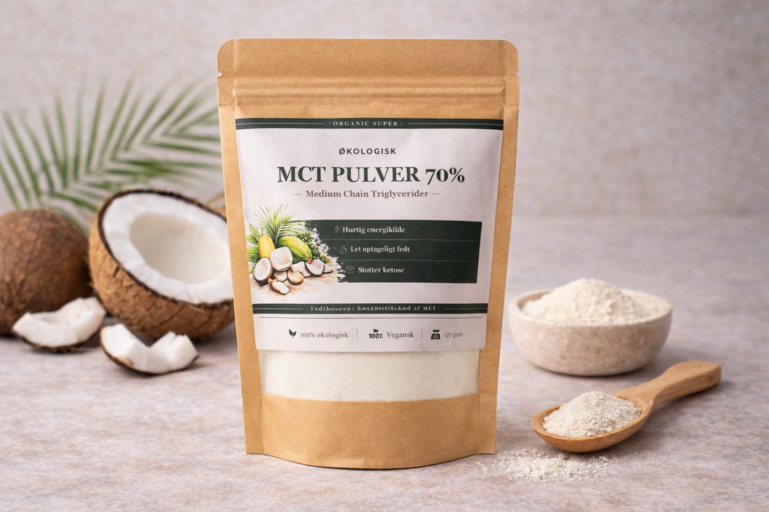 Økologisk MCT Pulver 70% – Stabil energi og skarpt fokus