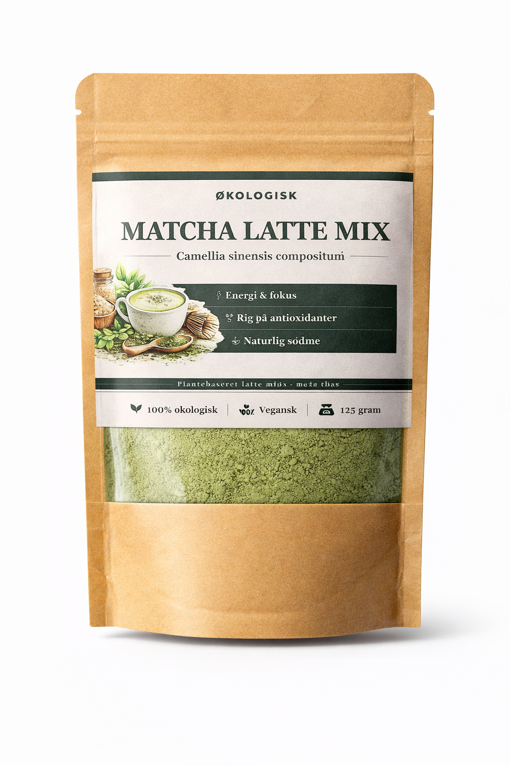 Økologisk Matcha Latte Mix – Ro, fokus og naturlig energi