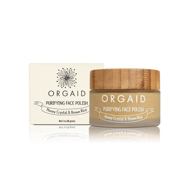 Peeling ansigtscrub med Honning &amp; Brunt Ris