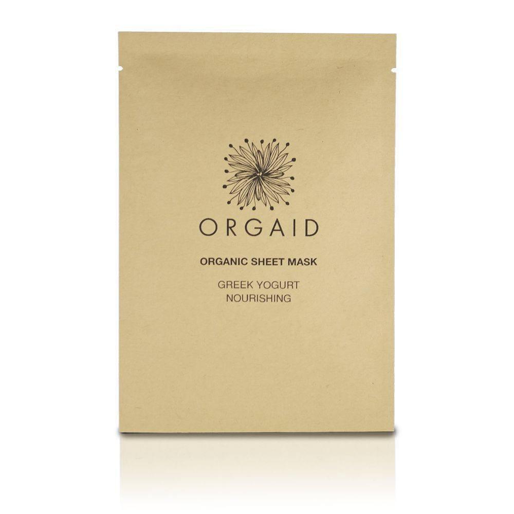 Orgaid Sheetmask - Græsk yoghurt